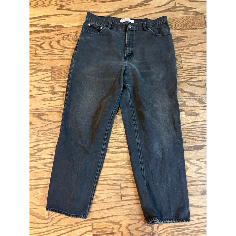 Route 66 Jeans Men's 36x30* Relaxed Fit Straight Leg‎ Black Wash Denim Cotton